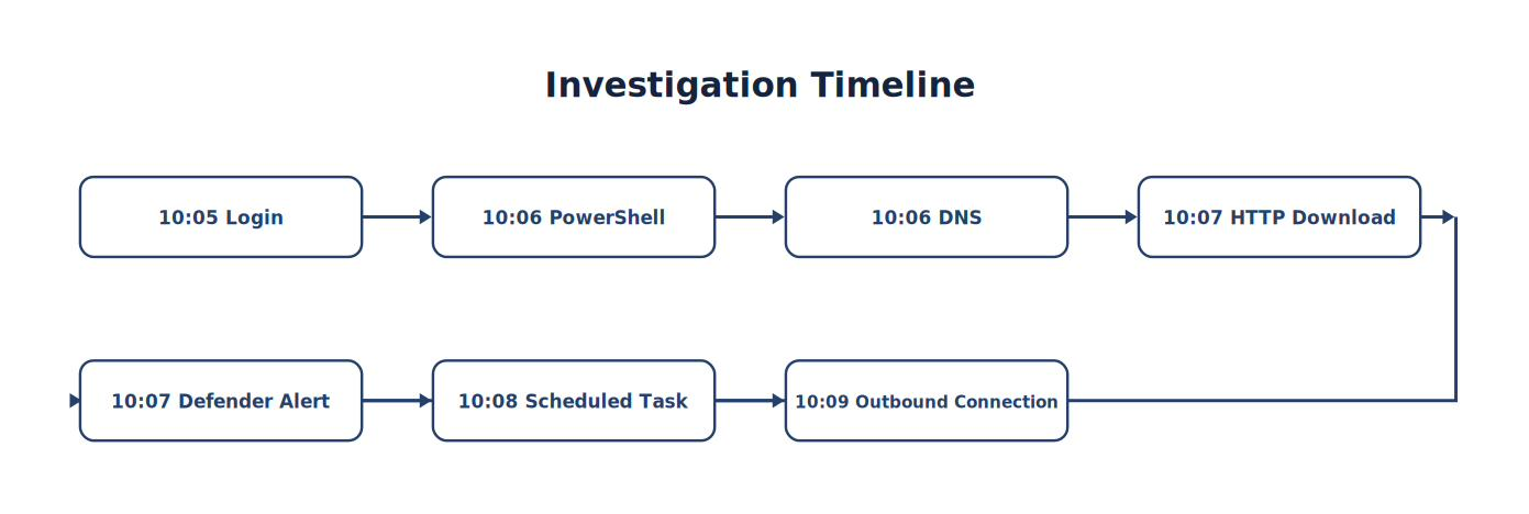 Investigation Timeline — Ordering Events by Time