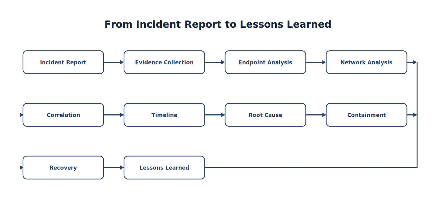 From Incident Report to Lessons Learned